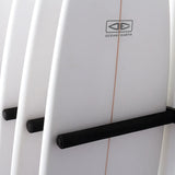 Ocean & Earth Surfboard Stack Rax – Pair: Padded rack sleeve contacting a board rail