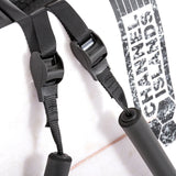 Ocean & Earth Side Loader Bike Rack: Surfboard securing strap detail