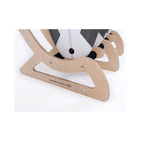 Ocean & Earth Timber Free Standing Rack: Surfboard tails resting in the padded base