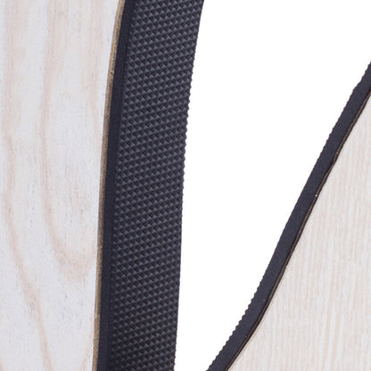Ocean & Earth Timber Wall Display Rack: Foam-lined board contact surface