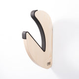 Ocean & Earth Timber Wall Display Rack: Timber bracket mounted against a wall, opposite side