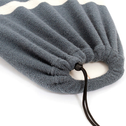 Ocean & Earth Stretch Longboard Sock: drawcord and stretch fabric detail