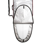 Ocean & Earth Barry Basic Longboard Cover: tail and fin-slot opening