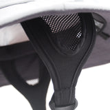 Ocean & Earth Indo Stiff Peak Surf Hat: Protective mesh ear panel detail