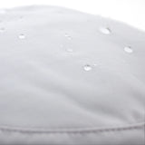 Ocean & Earth Indo Stiff Peak Surf Hat: Water droplets on quick-drying fabric