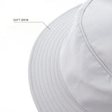 Ocean & Earth Bingin Soft Peak Surf Hat: Soft brim stitching detail