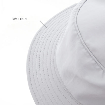 Ocean & Earth Bingin Soft Peak Surf Hat: Soft brim stitching detail
