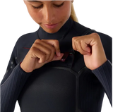 Women's HyperFire 4/3mm Steamer Chest Zip - Black