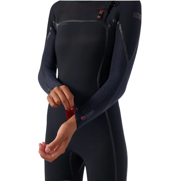 Women's HyperFire 4/3mm Steamer Chest Zip - Black
