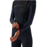 Women's HyperFire 4/3mm Steamer Chest Zip - Black