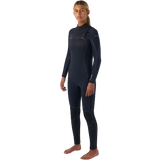 Women's HyperFire 4/3mm Steamer Chest Zip - Black