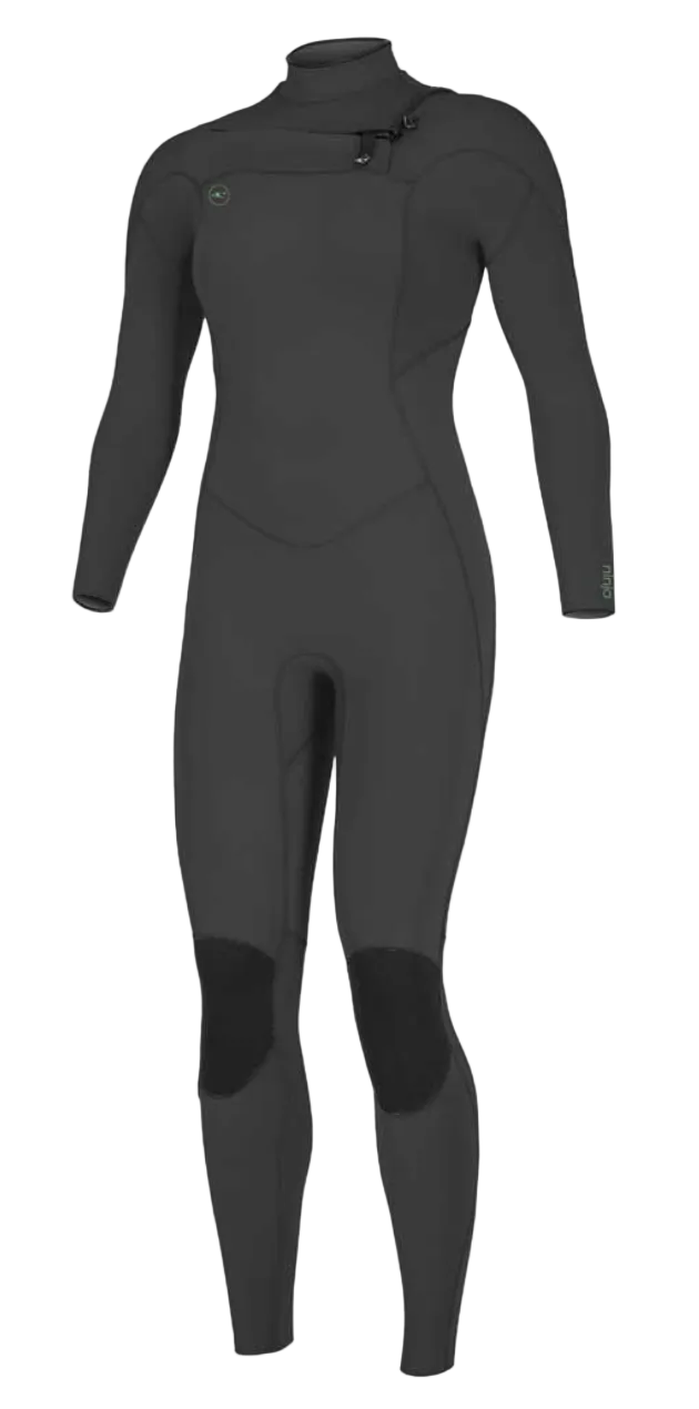 O'Neill Women's Ninja 4/3mm Chest Zip Full Wetsuit