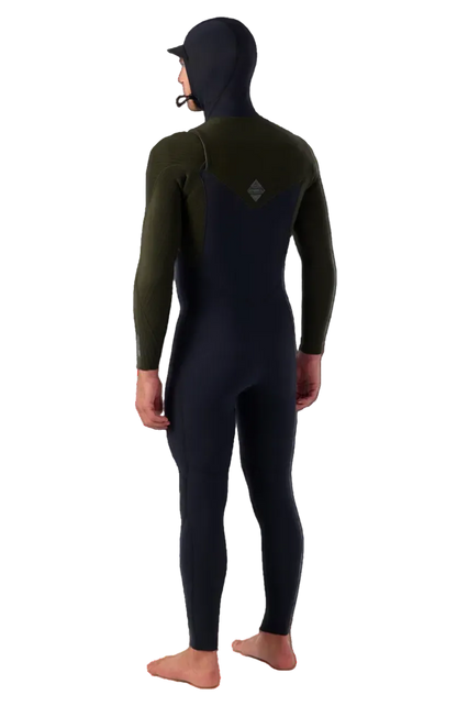 O'Neill Hyperfreak 5/4mm+ Chest Zip Full Wetsuit W/Hood