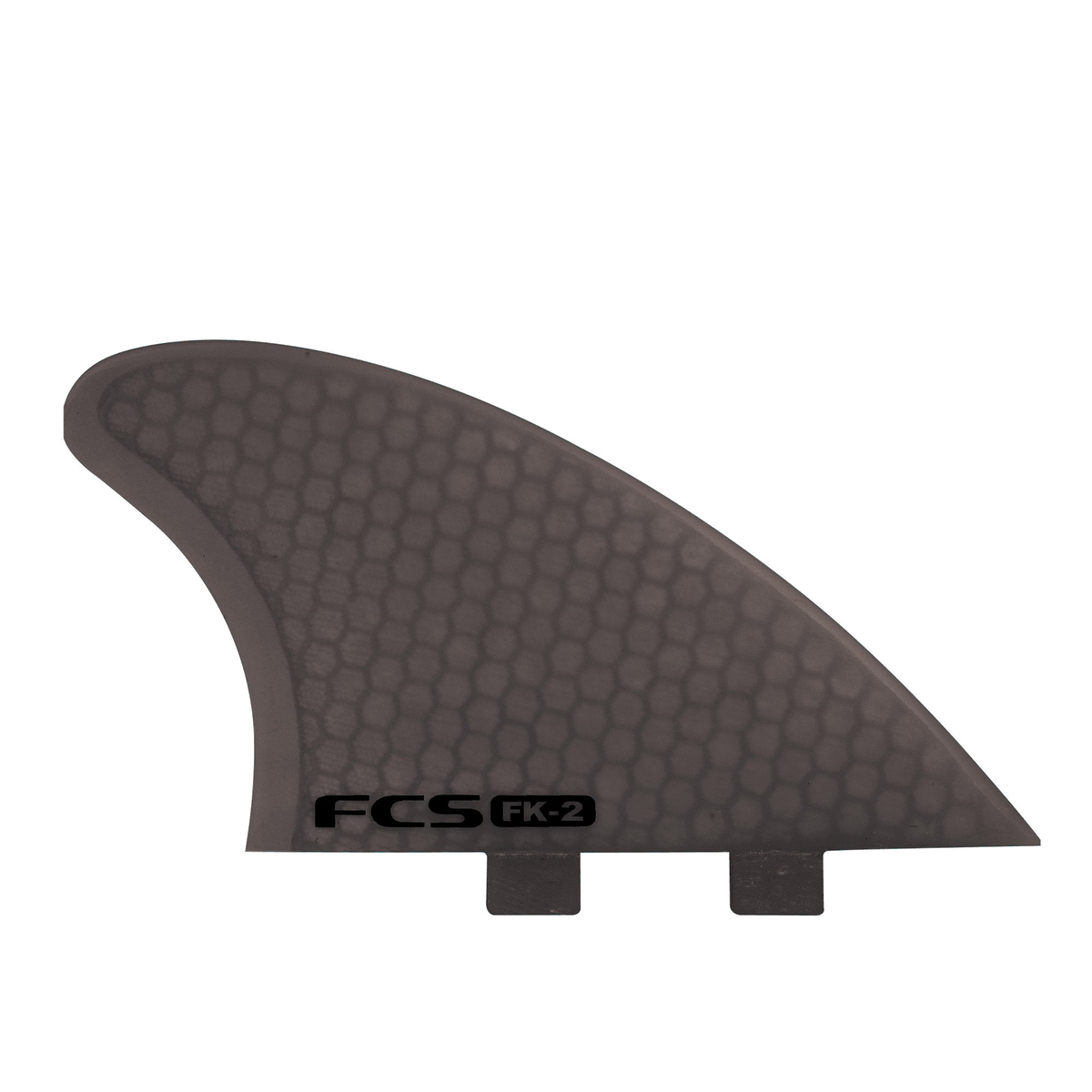 FCS FK-2 Fish Keel Twin Fins: smoke FK-2 fish keel with honeycomb construction