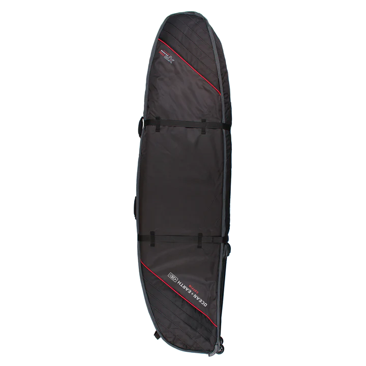 Ocean & Earth Quad Wheel Shortboard Cover: opposite exterior view