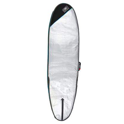 Ocean & Earth Compact Day Longboard Cover: front outline and fin slot