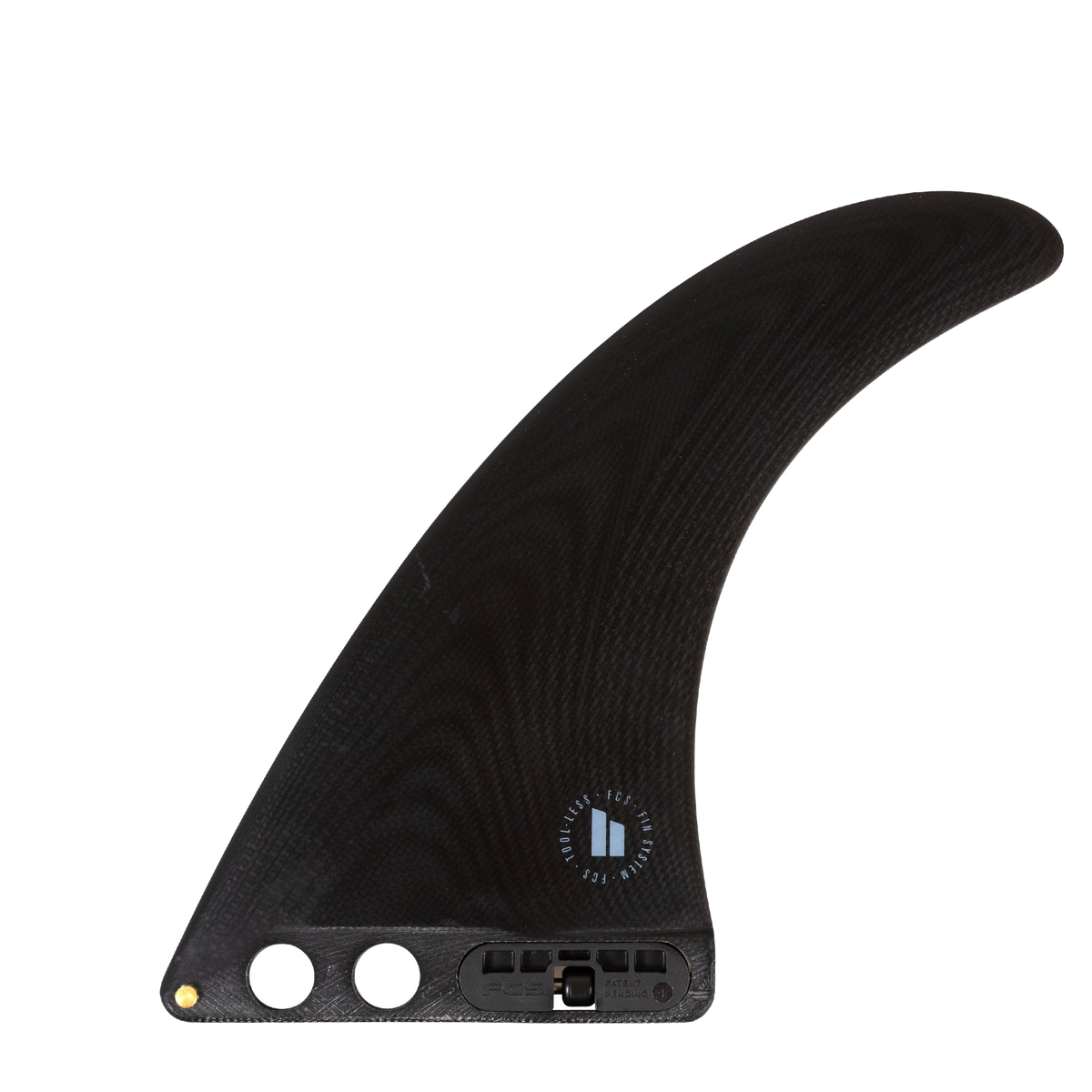 FCS II Connect Longboard Fin - Performance Glass: black Connect fin with tool-less fitting and base holes