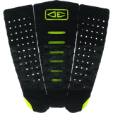 Ocean & Earth Micro Grom Tail Pad: Black/Lime compact pad