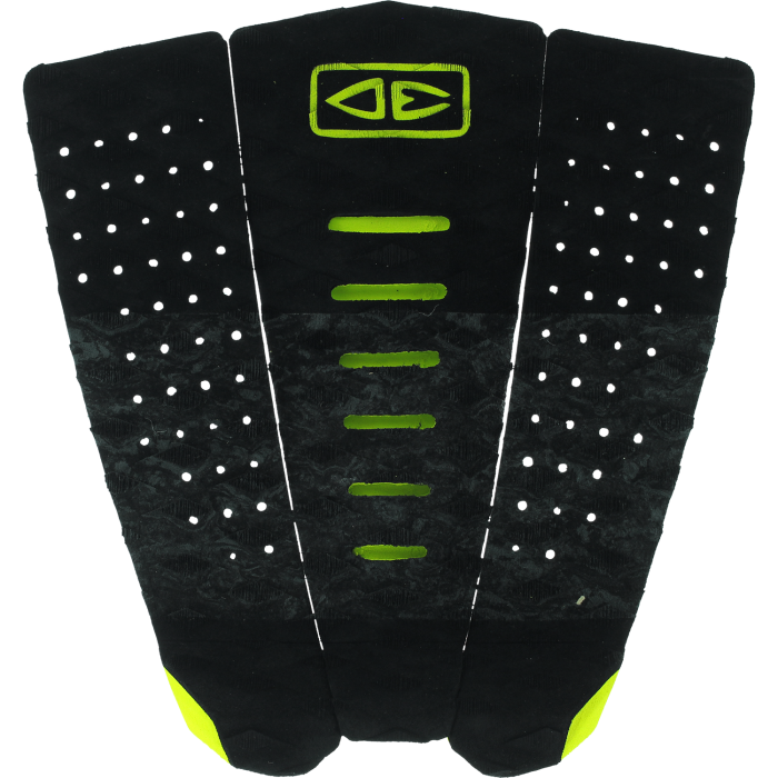 Ocean & Earth Micro Grom Tail Pad: Black/Lime compact pad