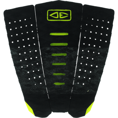 Ocean & Earth Micro Grom Tail Pad: Black/Lime compact pad