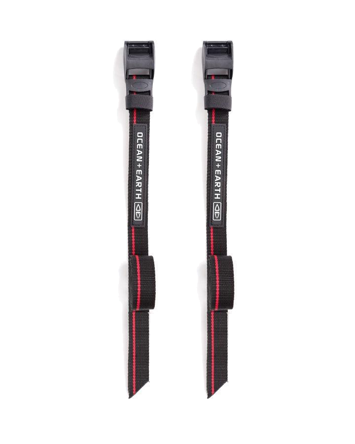 Ocean & Earth Surfboard Tie Down Straps: 12 ft standard-width tie-down strap pair