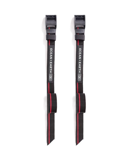Ocean & Earth Surfboard Tie Down Straps: 12 ft standard-width tie-down strap pair
