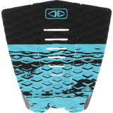 Ocean & Earth Blazed Three-Piece Tail Pad: Black/Blue pad, overhead