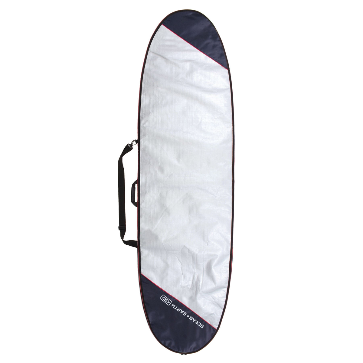 Ocean & Earth Barry Basic Longboard Cover: angled full-cover profile