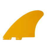 Mango reverse of the Modern Keel Performance Glass fin with FCS lettering
