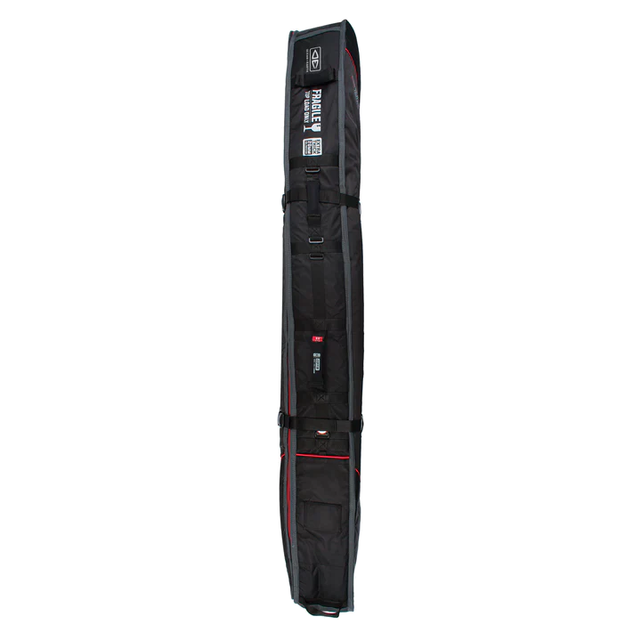 Ocean & Earth Quad Wheel Shortboard Cover: gusset depth, side-on