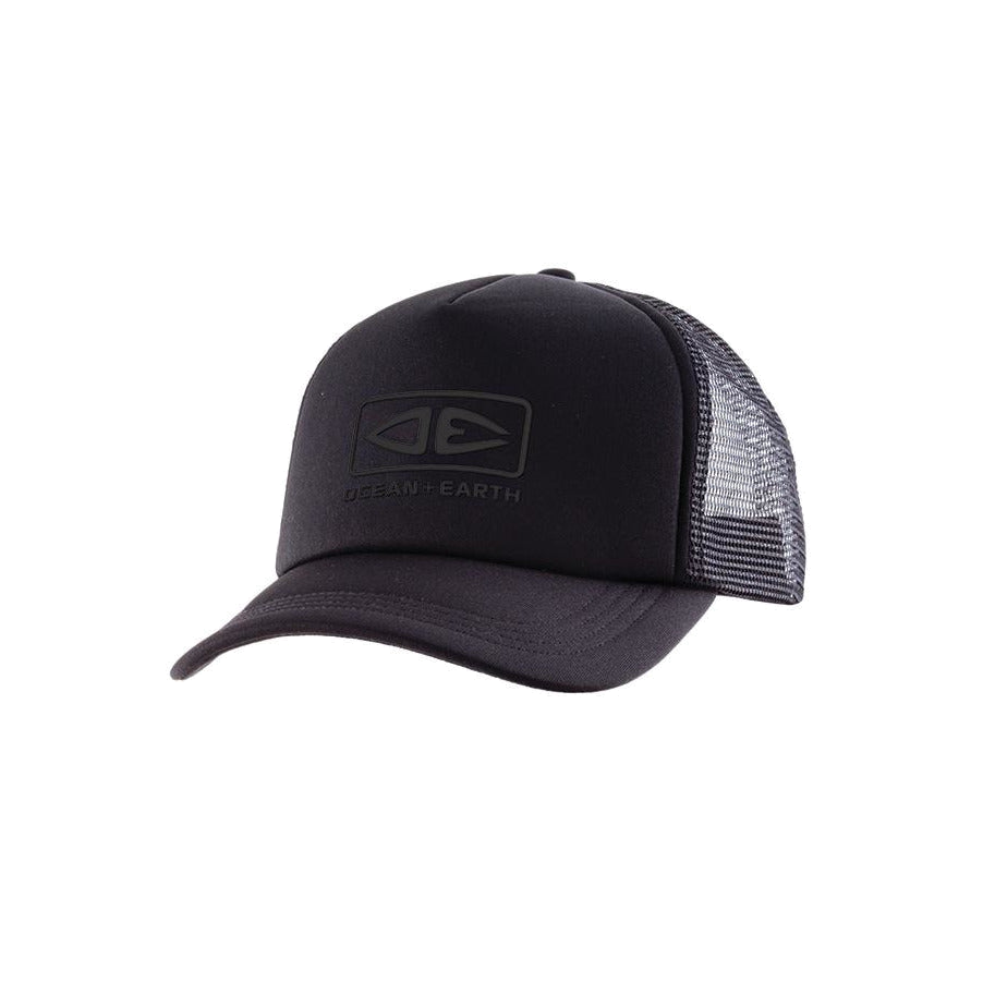 Ocean & Earth Black Jack Cap: Black Black Jack cap