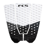 FCS Kolohe Andino Traction: white and black pad showing the custom groove surface
