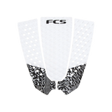 FCS T-3 Traction: white T-3 three-piece pad with patterned lower panels