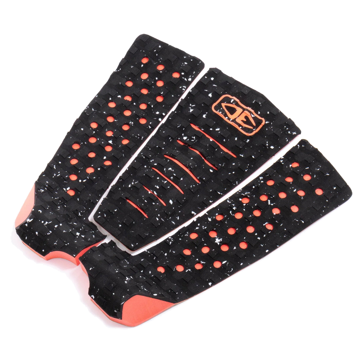Ocean & Earth Frederico Morais Pro Tail Pad: Black/Coral pad, kick profile