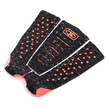 Ocean & Earth Frederico Morais Pro Tail Pad: Black/Coral pad, kick profile