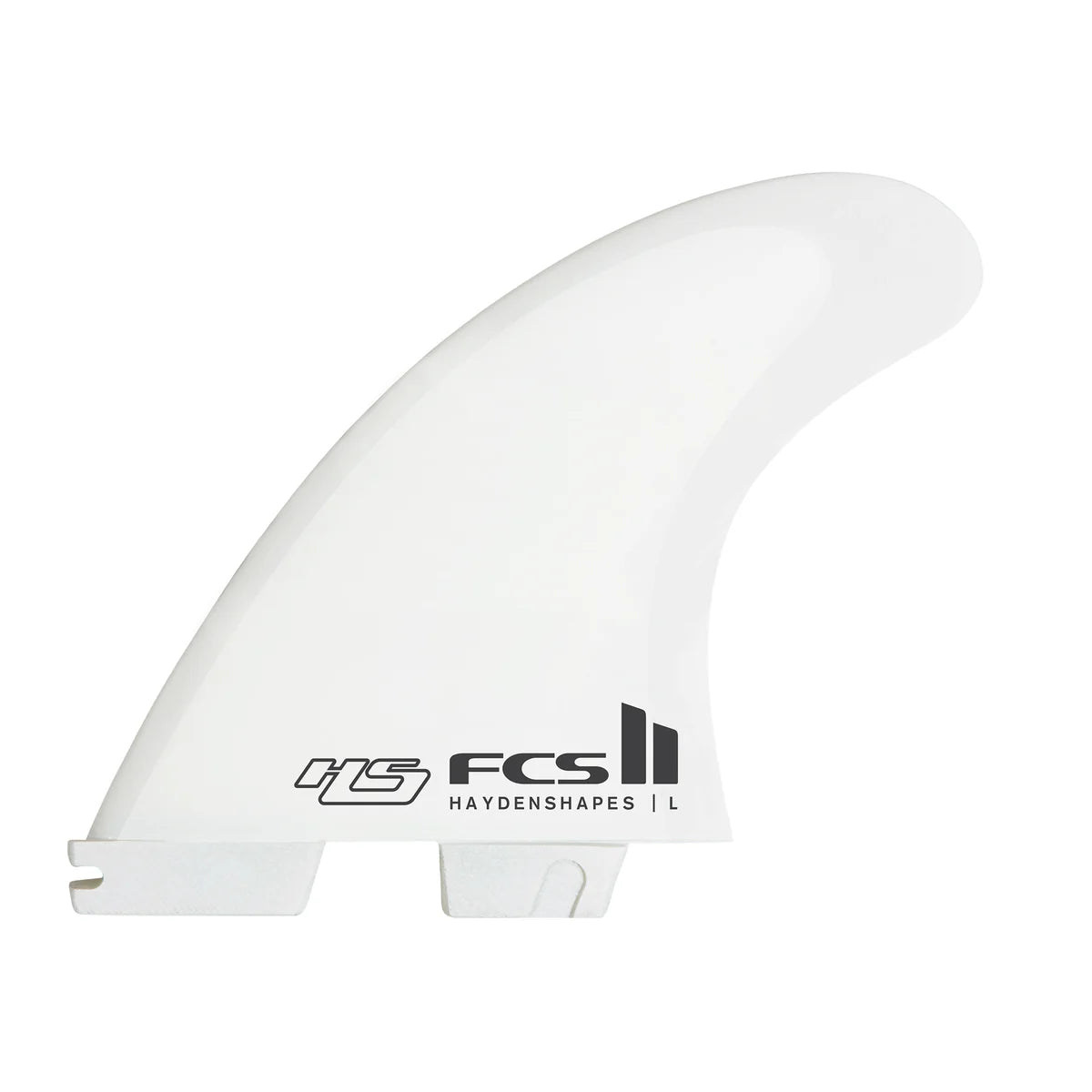 FCS II Hayden Shapes Tri-Quad Fin Set - Performance Core + AirCore: white Haydenshapes side fin