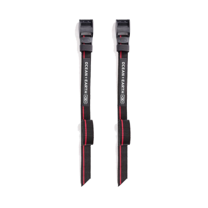 Ocean & Earth Surfboard Tie Down Straps: 16 ft standard-width tie-down strap pair
