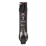 Ocean & Earth Premium One-XT Leash – 7 ft: Black leash in retail packaging, full view