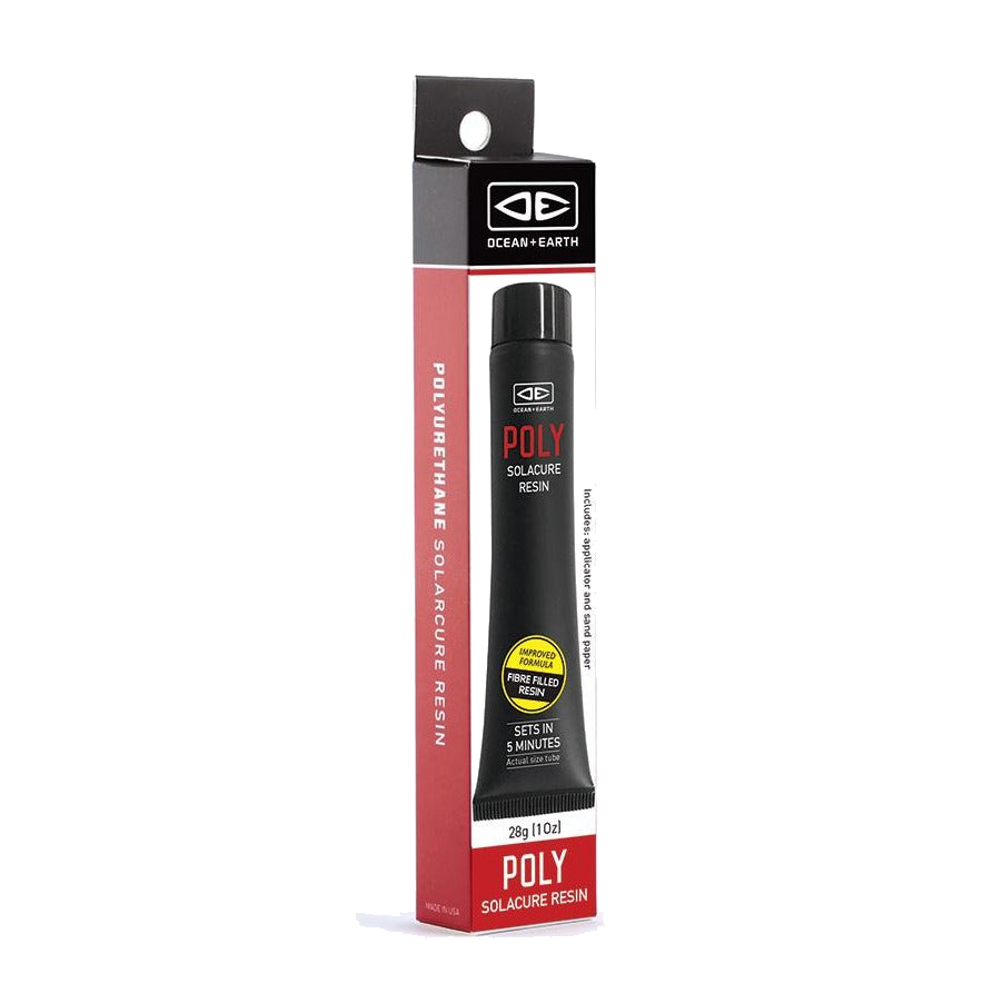 Ocean & Earth Solarcure Polyurethane Resin – 28 g: 28 g polyurethane resin tube in red packaging