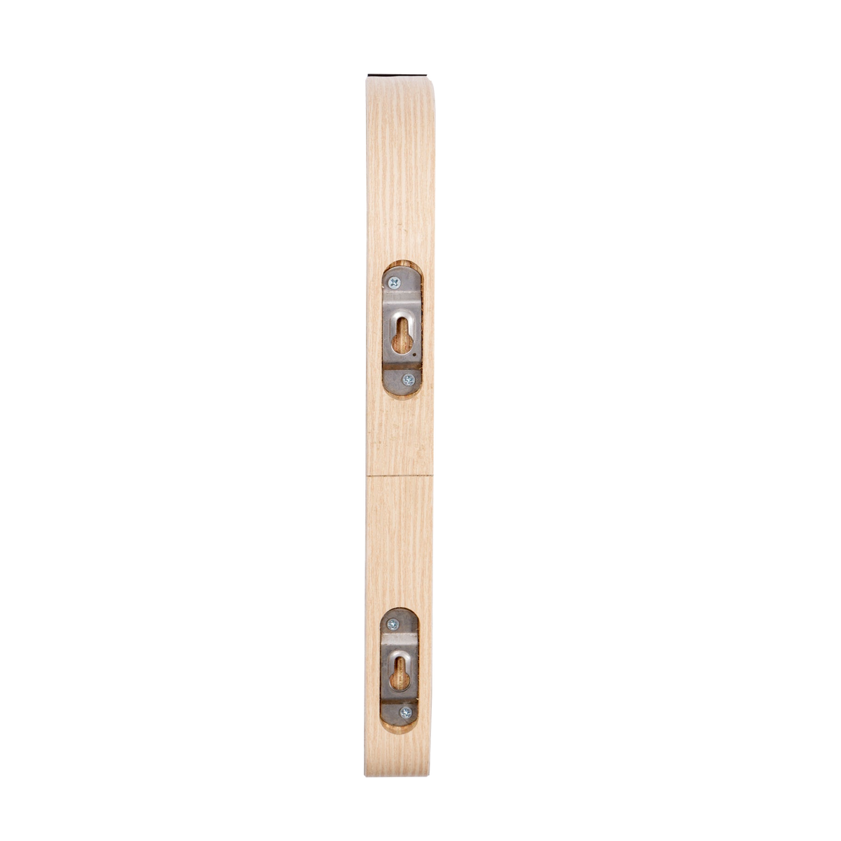 Ocean & Earth Timber Wall Display Rack: Slim laminated timber edge profile