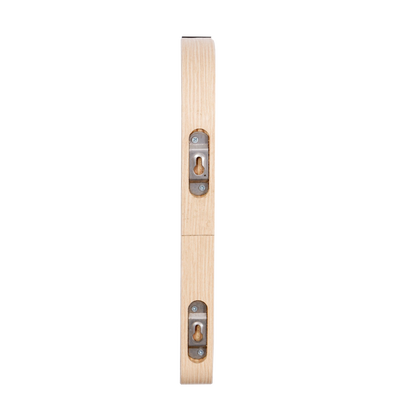 Ocean & Earth Timber Wall Display Rack: Slim laminated timber edge profile