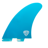 Blue reverse face of the Mark Richards Freeride fin with MR emblem
