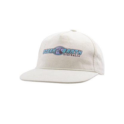 Ocean & Earth Nineties Wave Cap: Vintage White Nineties cap