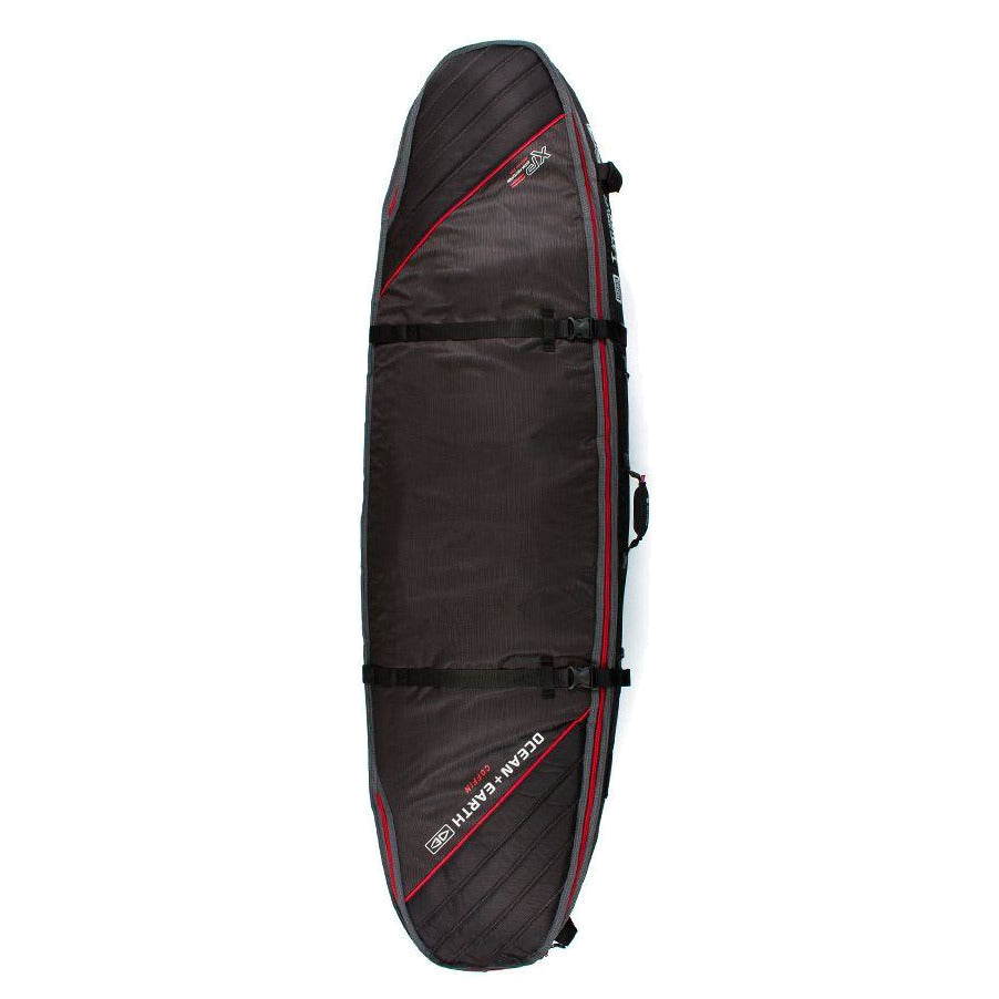 Ocean & Earth Quad Coffin Shortboard Cover: coffin cover, full front view