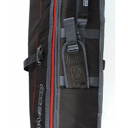 Ocean & Earth Quad Coffin Shortboard Cover: padded shoulder strap close-up