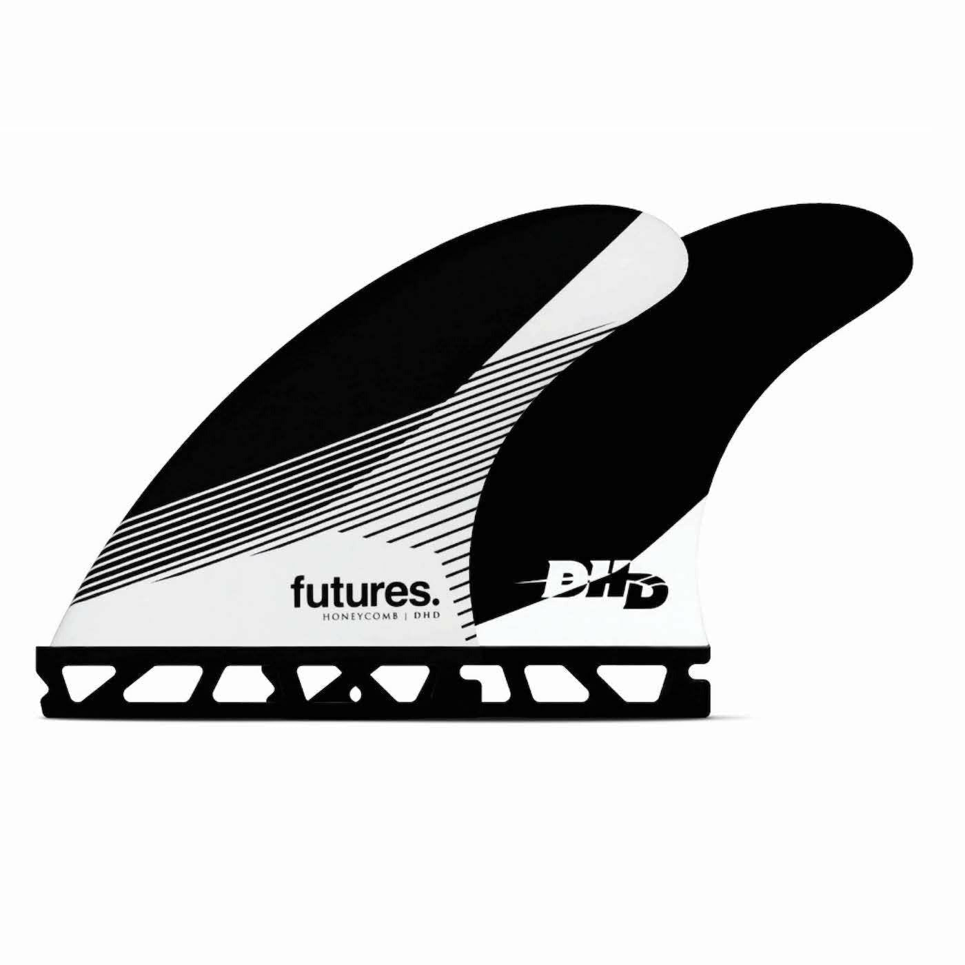 Futures Fins - DHD MEDIUM Honeycomb - Medium (Black/White)