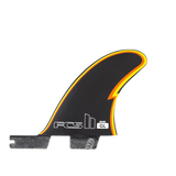 FCS II Gerry Lopez Tri-Quad Fins - Performance Core: smaller outlined quad rear fin