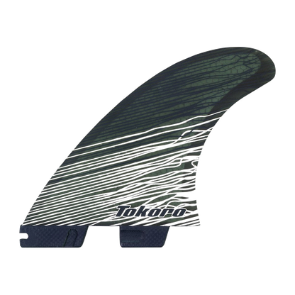 FCS II Tokoro Tri Fins - Performance Core: reverse face with Tokoro lettering