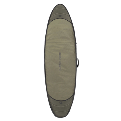 Ocean & Earth HYPA Shortboard Day Cover – 1 Board: Khaki day cover, full view