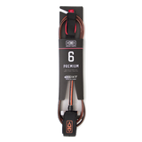 Ocean & Earth Premium One-XT Leash – 6 ft: Coral leash in retail packaging, full view
